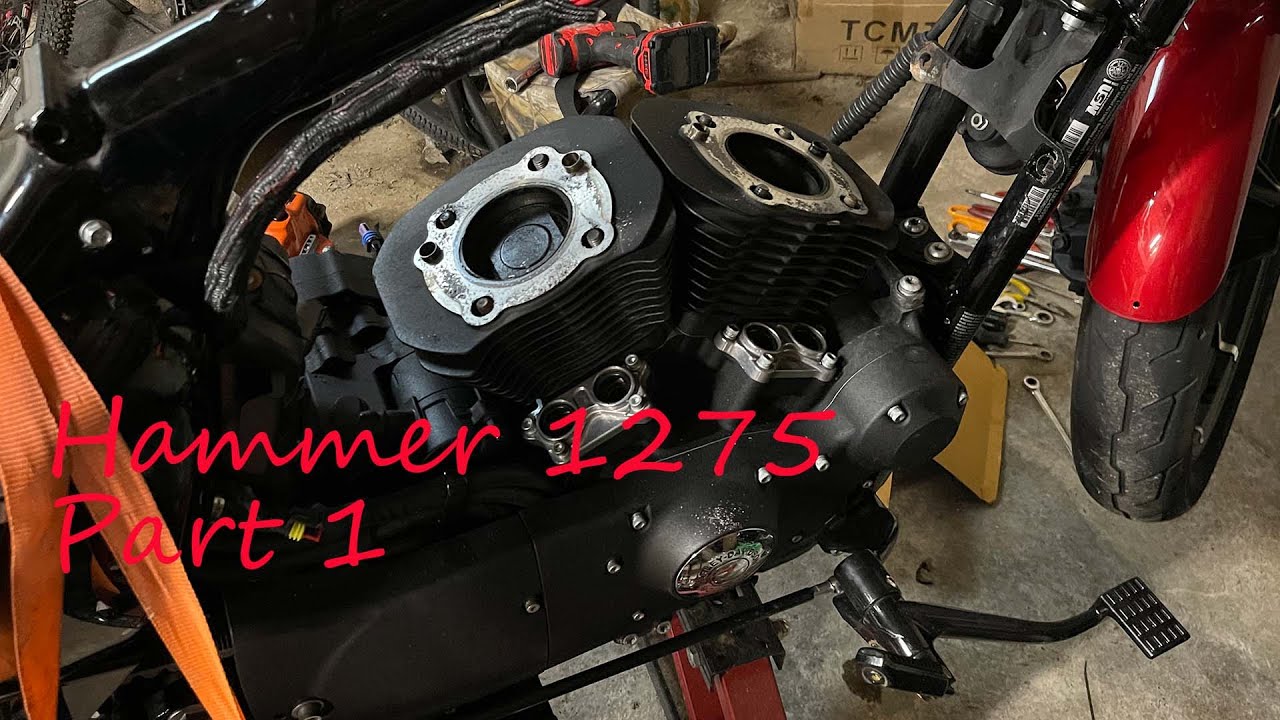 Installing Hammer Performance 1275 Kit on my Sportster Part 1
