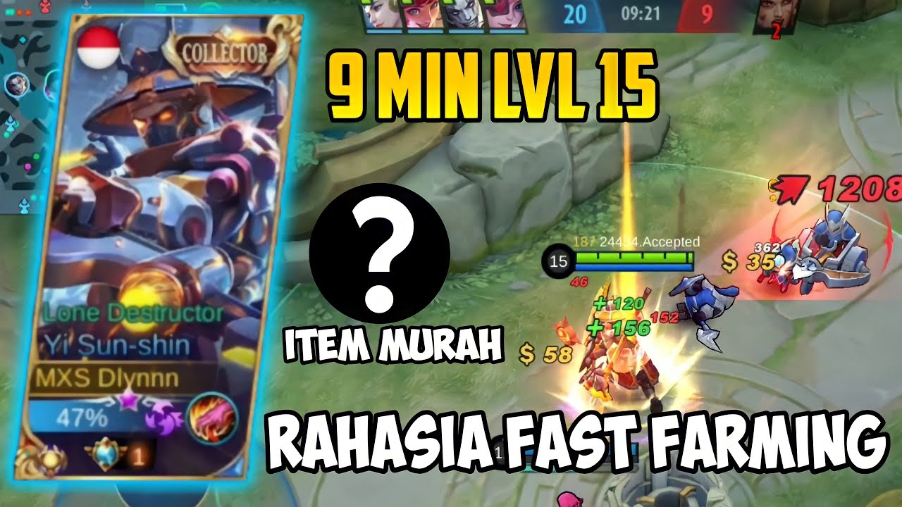 Item Rahasia Yss FastFarming Dan Cara Rotasinya | Yss Dlynnn Gameplay - Mobile Legends