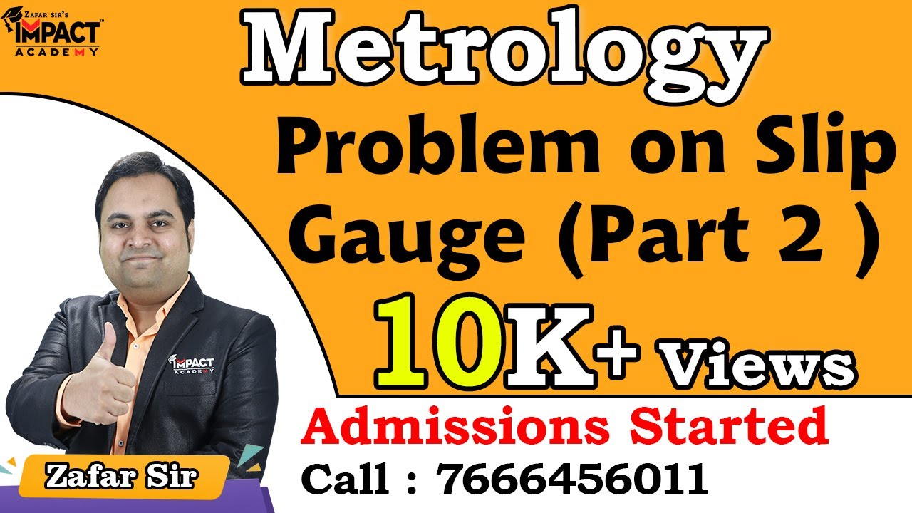 Problem on Slip Gauge (Part 2 ) | Metrology | Mechanical Engg #engineering #gateexam2026 #2026