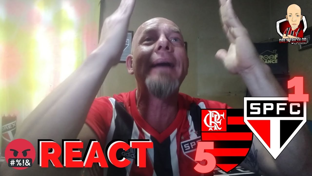 REACT SEM FILTRO | VEXAME E GOLEADA NO MARACA | FLAMENGO 5 x 1 SÃO PAULO FC | BRASILEIRÃO 2021
