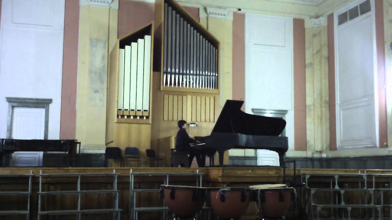Костя концерт 031212 Kostia Efimov Jr. student recital performance 03-12-2012