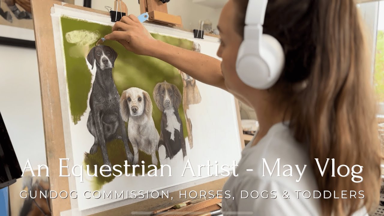Life Of An Equestrian Artist MAY VLOG