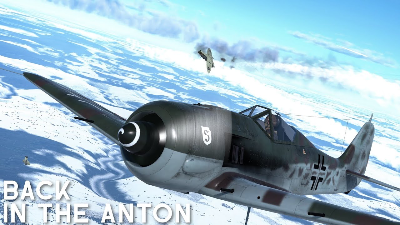 Back, in the Anton - Fw 190 A-8 | War Thunder Sim Spare Footage