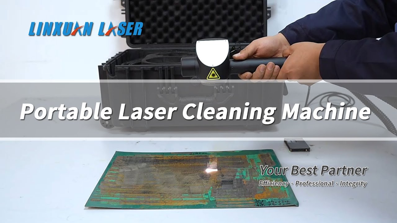 Portable Handheld Fiber Laser Cleaning Machine for Metal Rust Removal