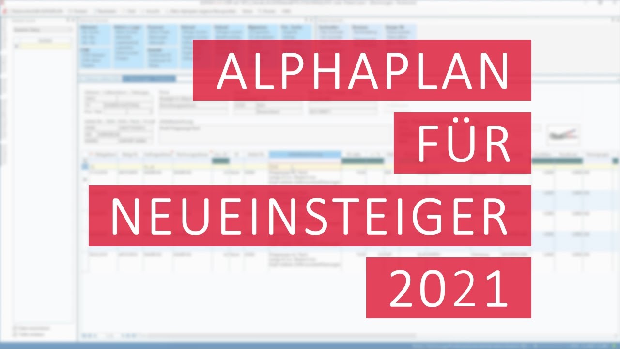 ALPHAPLAN für Neueinsteiger – ALPHAPLAN LIVE 02 | 2021