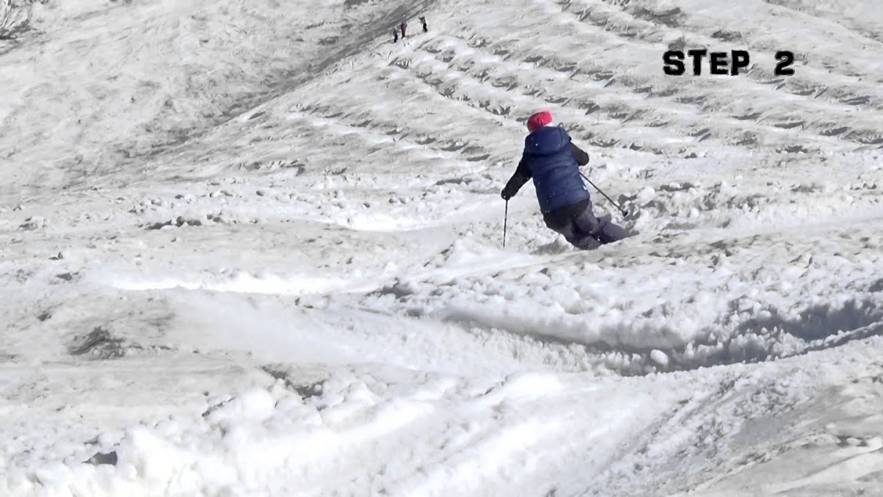 STEP UP BUMPS   コブが簡単・楽しく・上手くなるレッスン　#IDone #HowToSkiBumps #Mogul