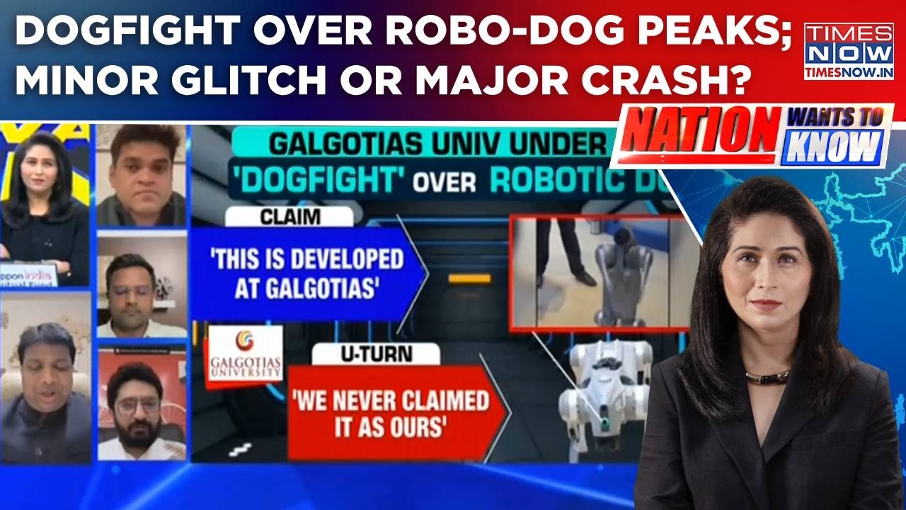 Dogfight Over Robo-Dog: Oppn Vs BJP, AI-Summit Showdown Peaks; Minor Glitch Or Major Crash? | WATCH