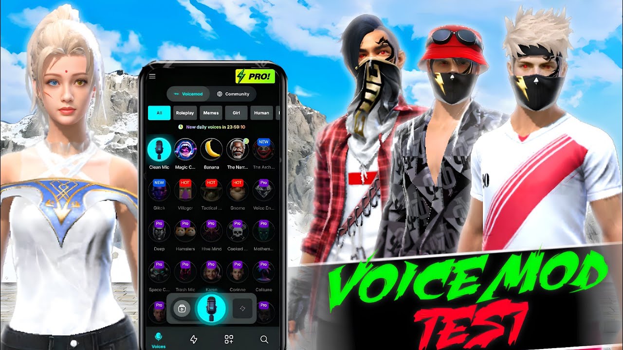 I Tried Voicemod (VOICE CHANGER) 🤯 In Free Fire 🤓 100% Working Trick In Mobile 📱 | #freefire #viral 