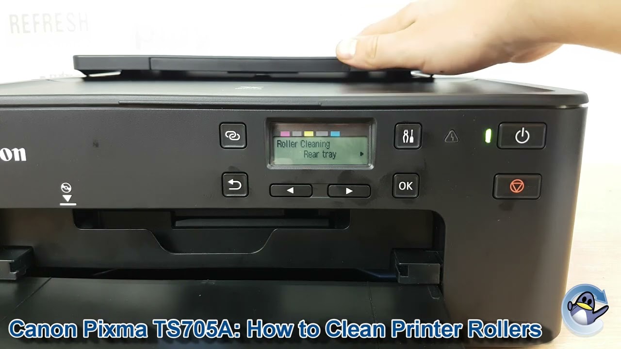 Canon Pixma TS705a: How to Clean Paper Rollers and Reduce Paper Jams