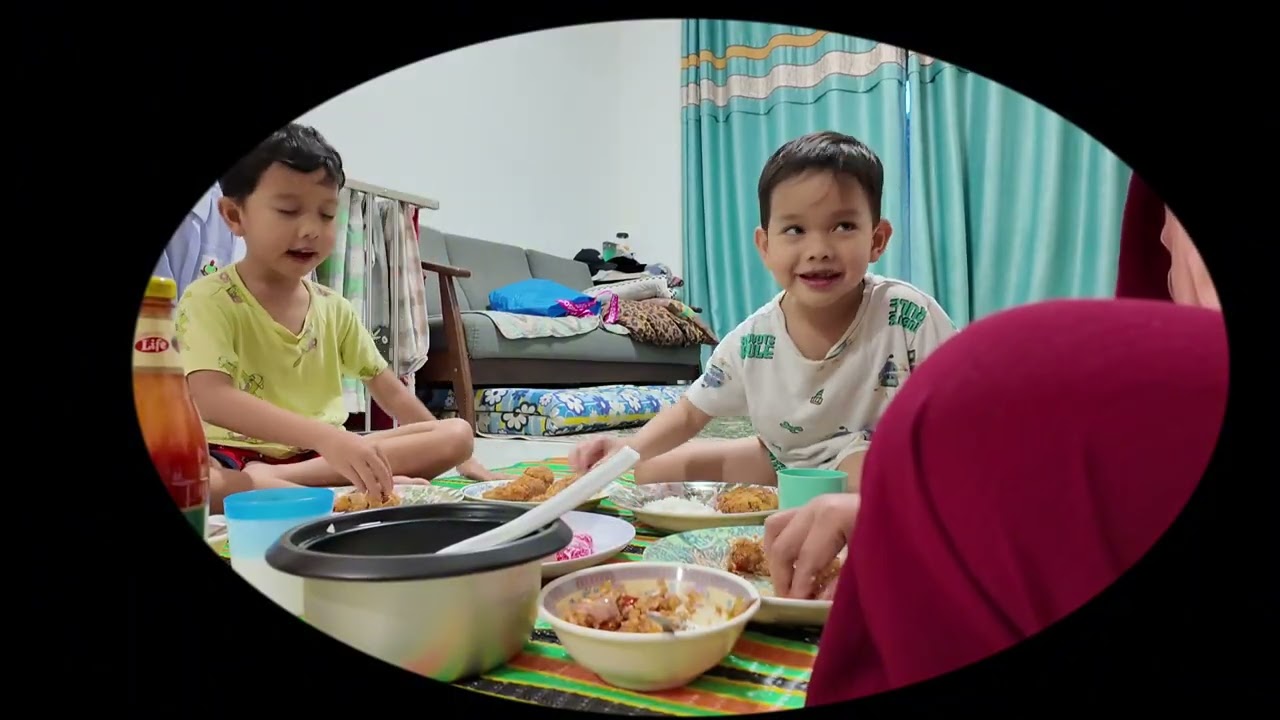 Berbuka 3 beranak je sedih tak selera semua