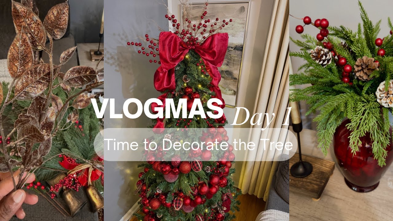 VLOGMAS ДЕНЬ 1 из 25: ПРИВЕТ, ДЕКАБРЬ + ЁЛКА УЖЕ ВЫШЛА 🎄💫🌟🥰 ПОДПИШИТЕСЬ НА ПРАЗДНИЧНУЮ СЕРИЮ 🤗