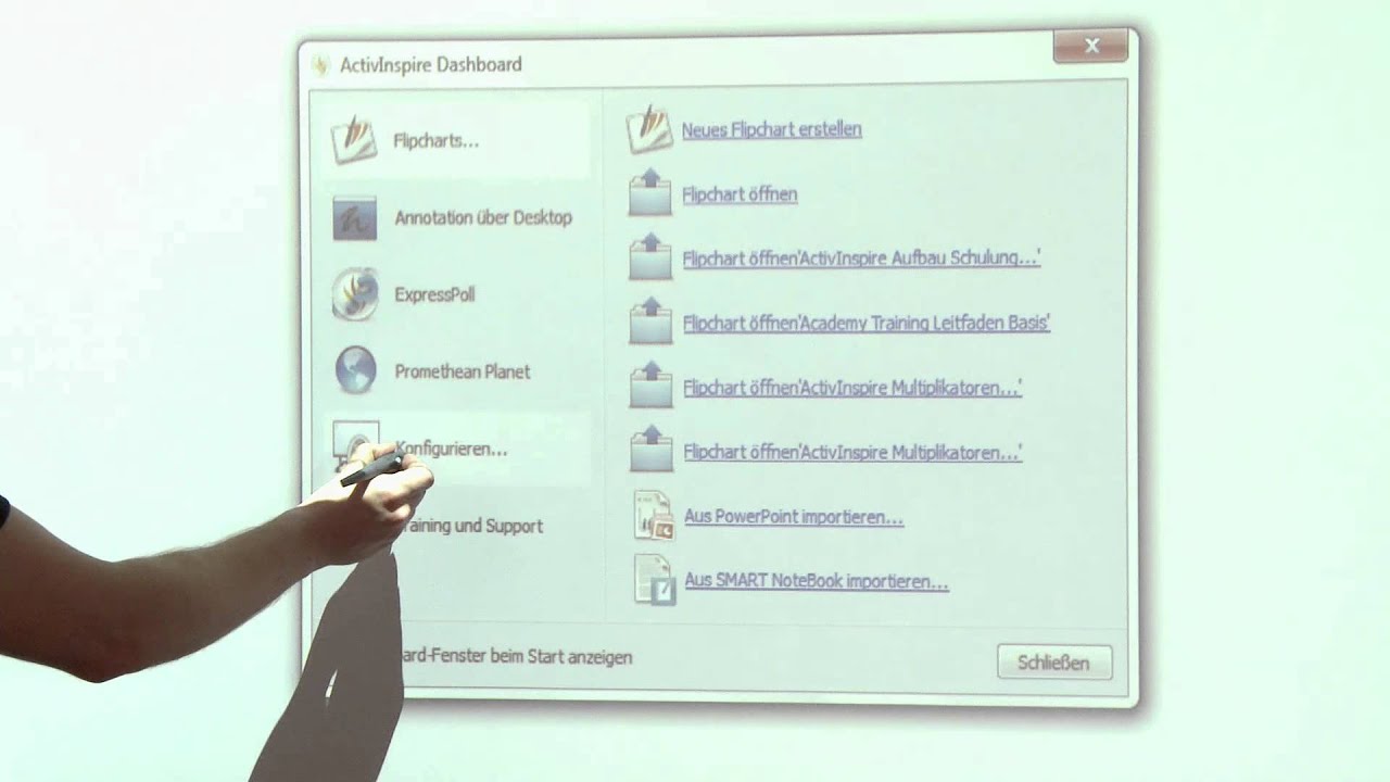 ActivTips - Start der Software in Primary Studio Edition