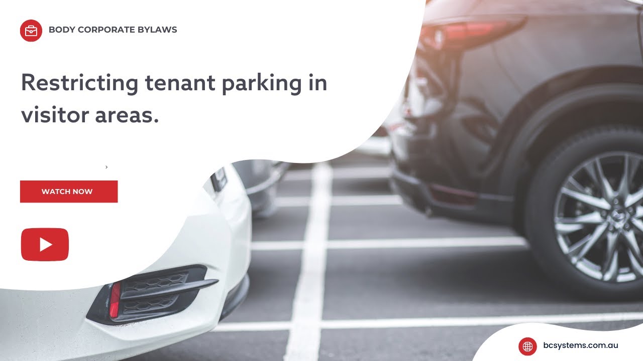Restricting tenant parking in visitor parking areas