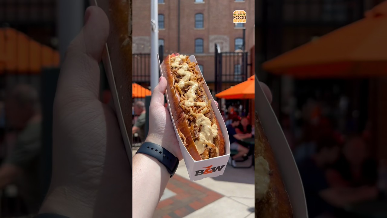 Пробуем самые безумные блюда на бейсбольном стадионе Camden Yards #mlb #baseball