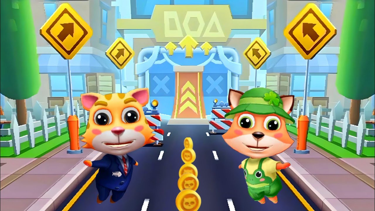 Cat Runner decorate home new challenge 💥😱