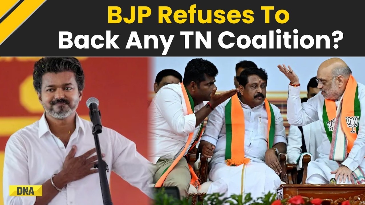 Tamil Nadu News: BJP Draws Line In Tamil Nadu: &lsquo;No Support To Coalition Formation&rsquo; | TVK Vijay News