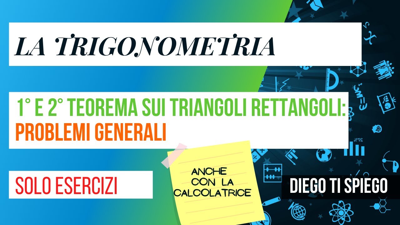 PROBLEMI CON I TRIANGOLI RETTANGOLI