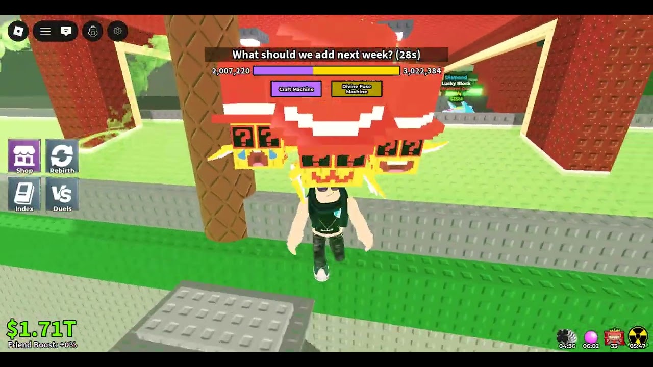 to see what barinrot i get