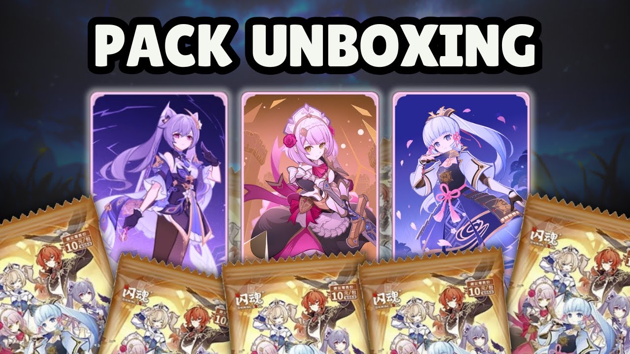 GENSHIN IMPACT TCG?| A Blind Unboxing of The New Genshin Impact Shining Soul x Genius Invocation TCG