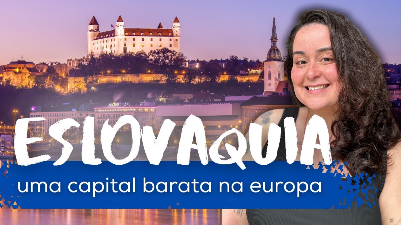 Um dia na ESLOVAQUIA - BRATISLAVA - Uma CAPITAL extremamente barata na EUROPA.