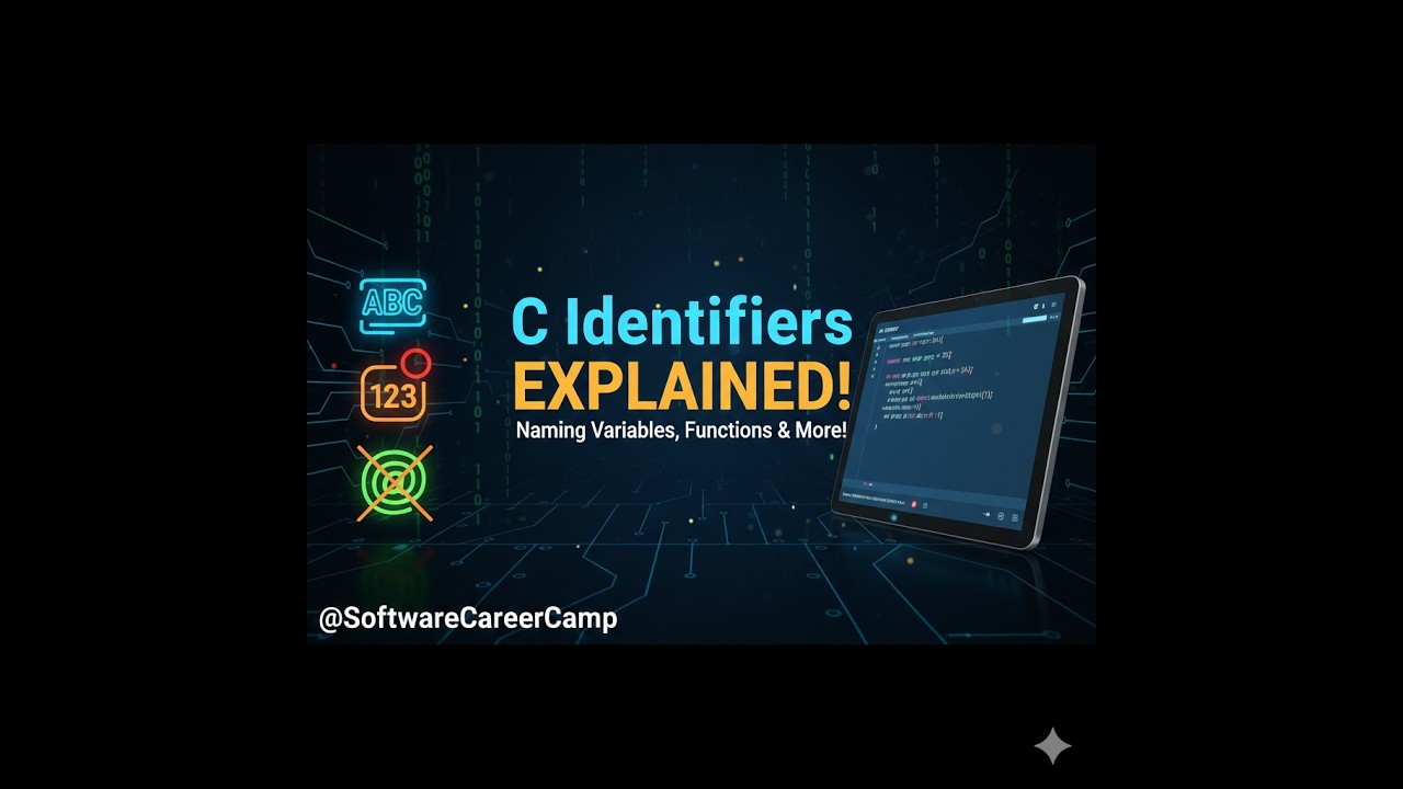 Полный курс по языку C | Занятие 4 | Объяснение идентификаторов