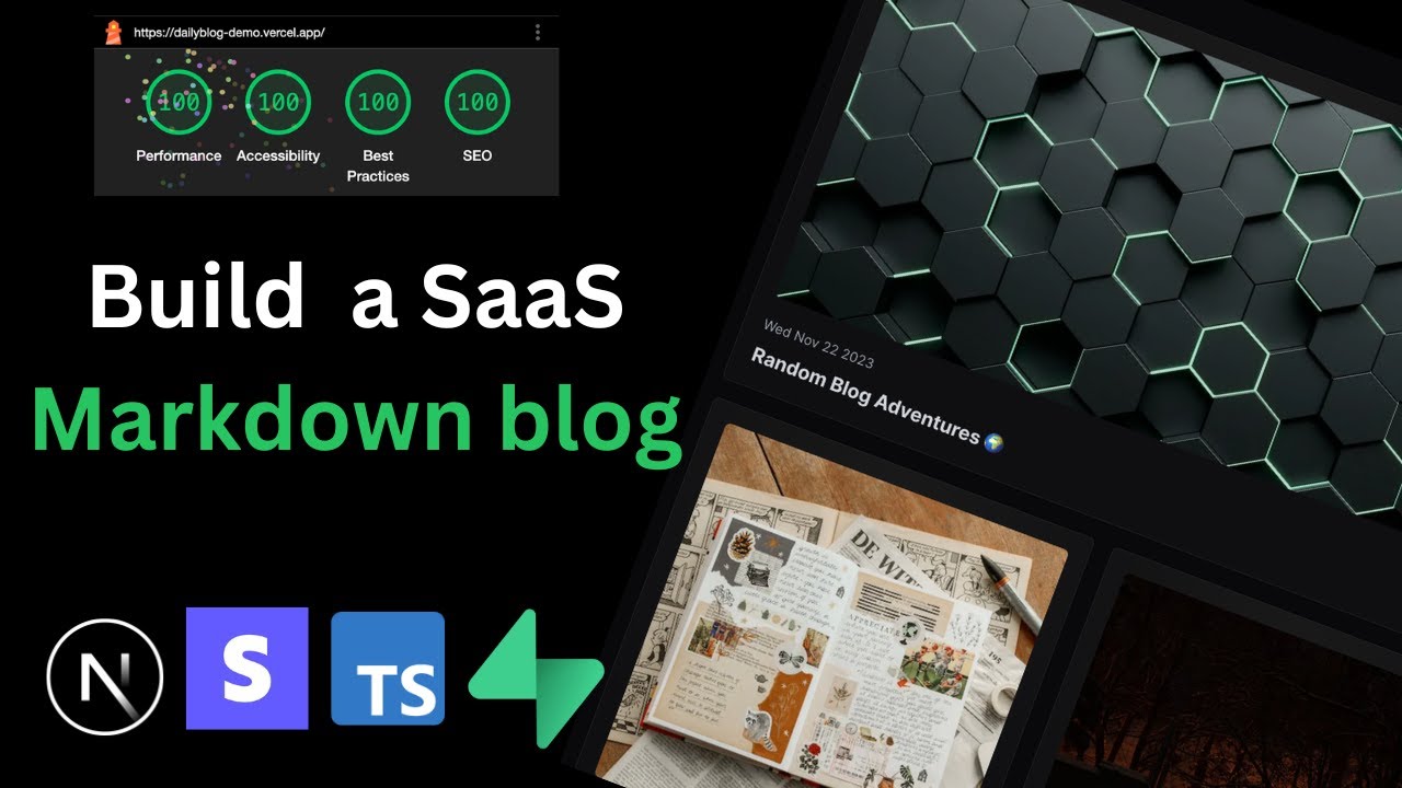 Build a SaaS Markdown blog  with Next.js 14, Stripe, Tailwind, Supabase, React | Full Tutorial 2023
