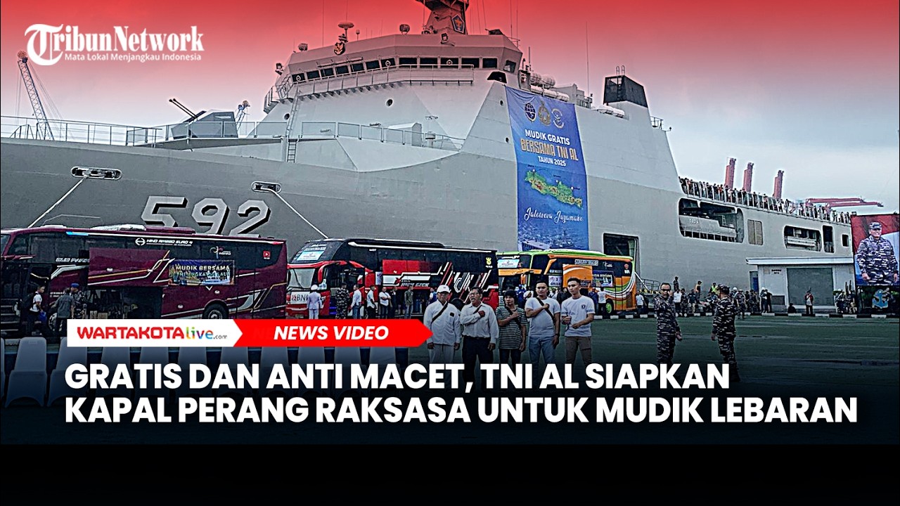 Gratis dan Anti Macet, TNI AL Siapkan Kapal Perang Raksasa untuk Mudik Lebaran