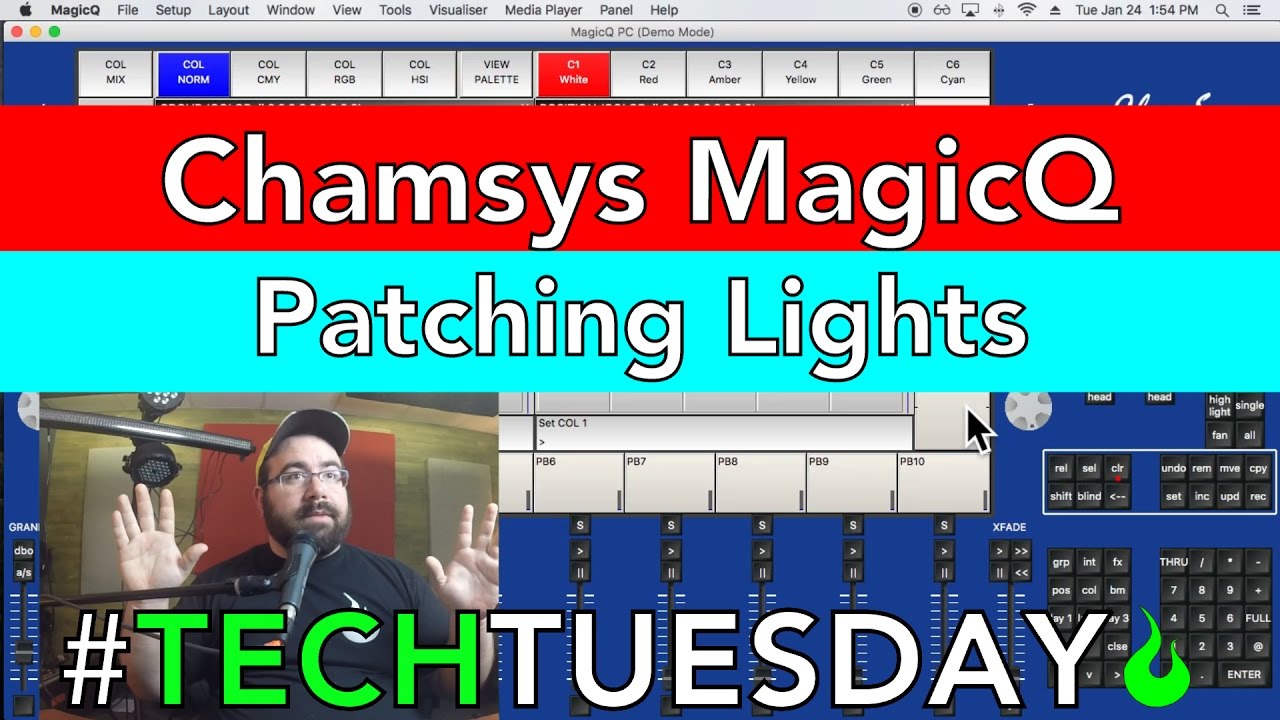 Patching Lights with Chamsys MagicQ - #AscensionTechTuesday - EP044
