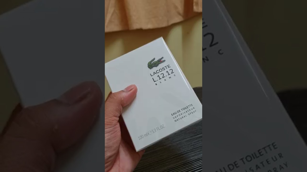 Lacoste White EDT | Lacoste L.12.12 Blanc #shorts #lacoste #lacostewhite