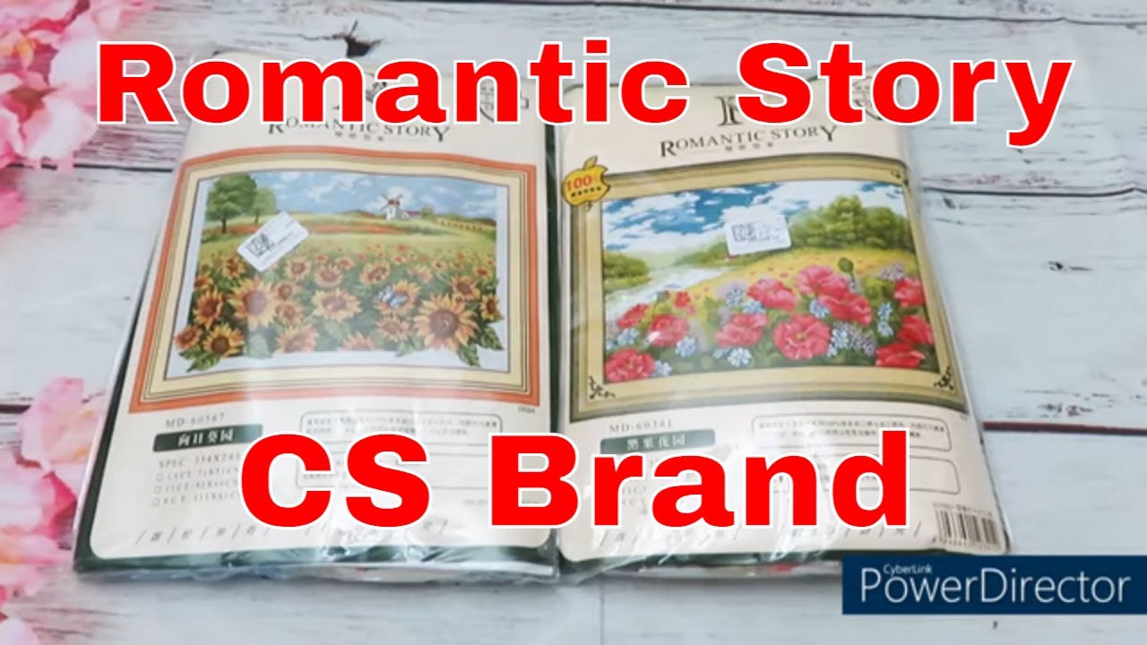 Fgnormal Romantic Story Brand Printed Cross Stitch Review #fgnormal #crossstitch