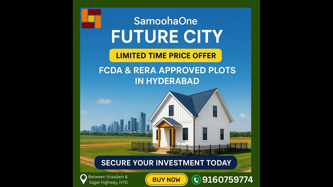 🌟 Mega Gated Villa Plots @ Future City &ndash; Hyderabad&rsquo;s Next Big Investment Wave! 🌟 9160759774