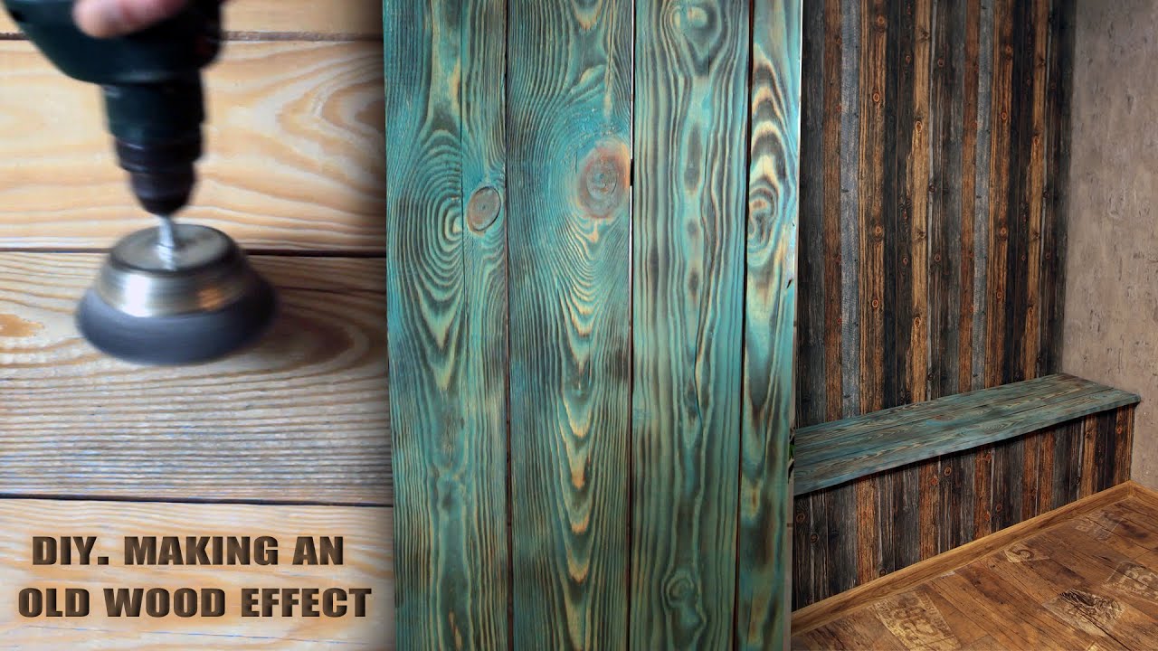 How to make an Old Wood Effect. Postarzanie Drewna! Efekt starego drewna. DIY.