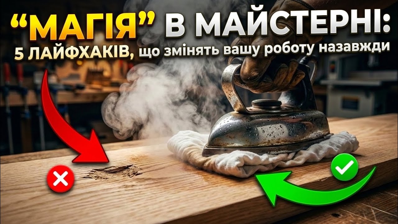 5 геніальних столярних лайфхаків, які зекономлять вам роки 🪵🚀
