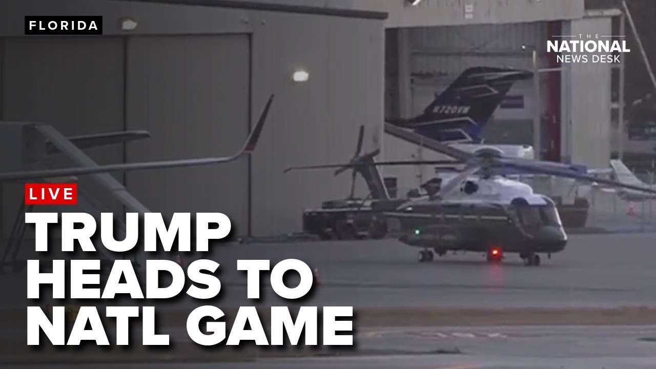 Trump heads to National Championship game in Miami