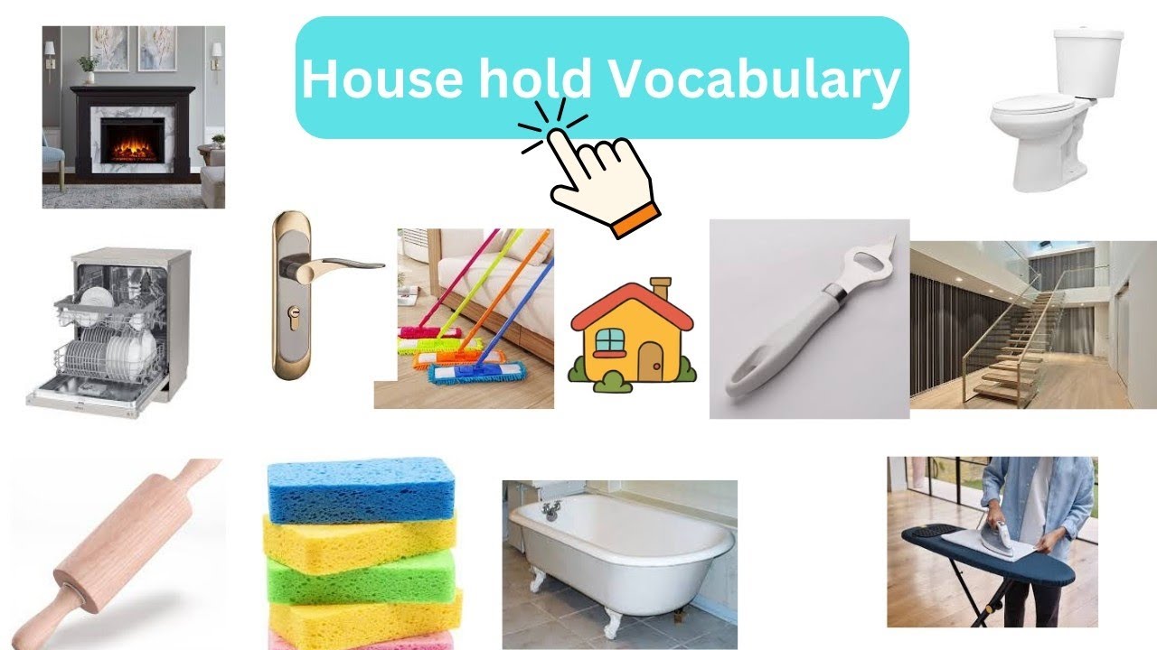 DAILY HOUSEHOLD VOCABULARY IN ENGLISH| EASY ENGLISH EVERYDAY
