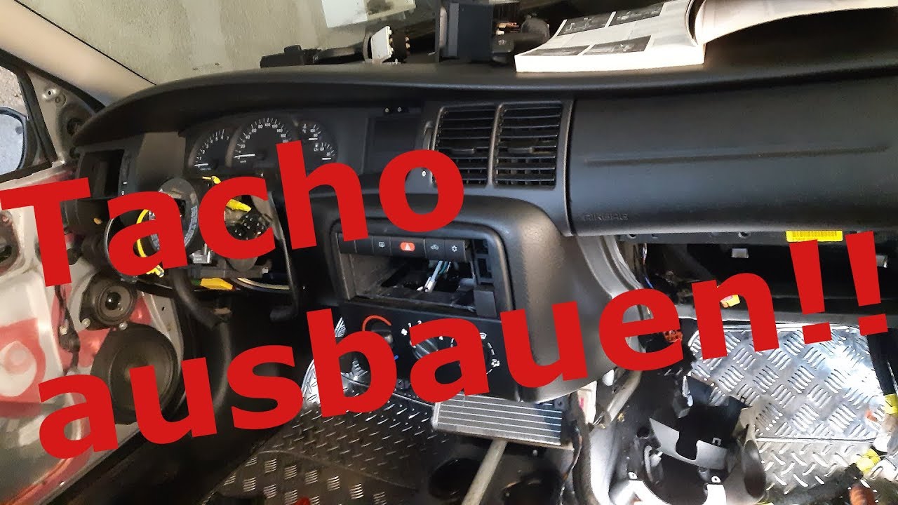 Tacho/Kombiinstrument ausbauen & Tachobeleuchtung ersetzen! Opel Vectra -Tutorial DIY