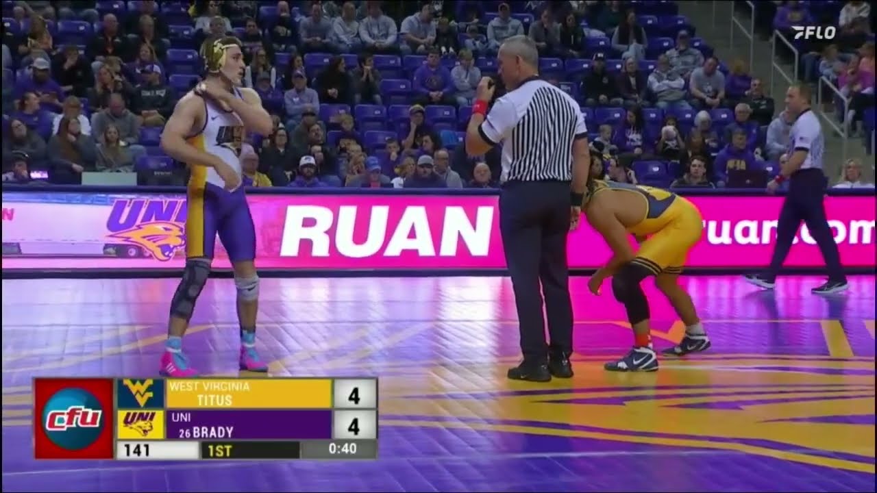 Jordan Titus vs. Max Brady (141lbs) FULL MATCH | 2025-26 Big 12 Wrestling