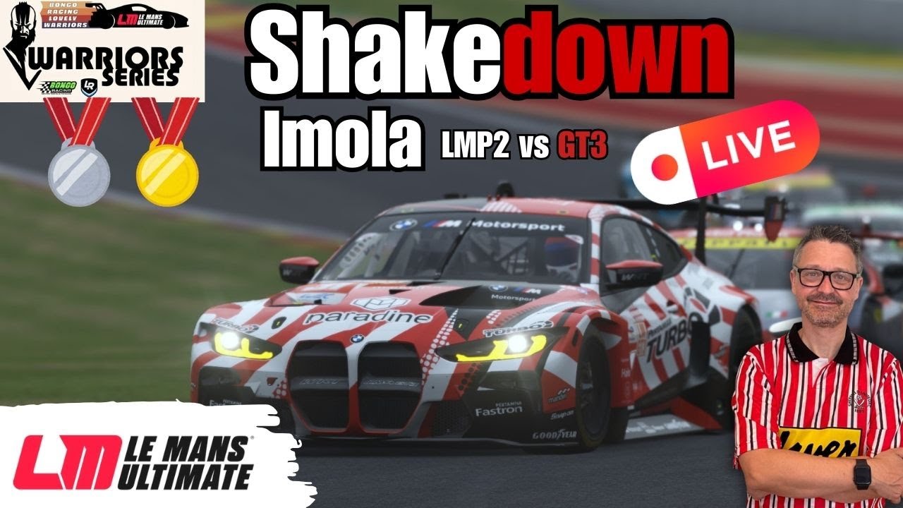 🔴 Live: Team  SheffBrick Racing Shakedown | Lovely Bongo Warriors @ Imola
