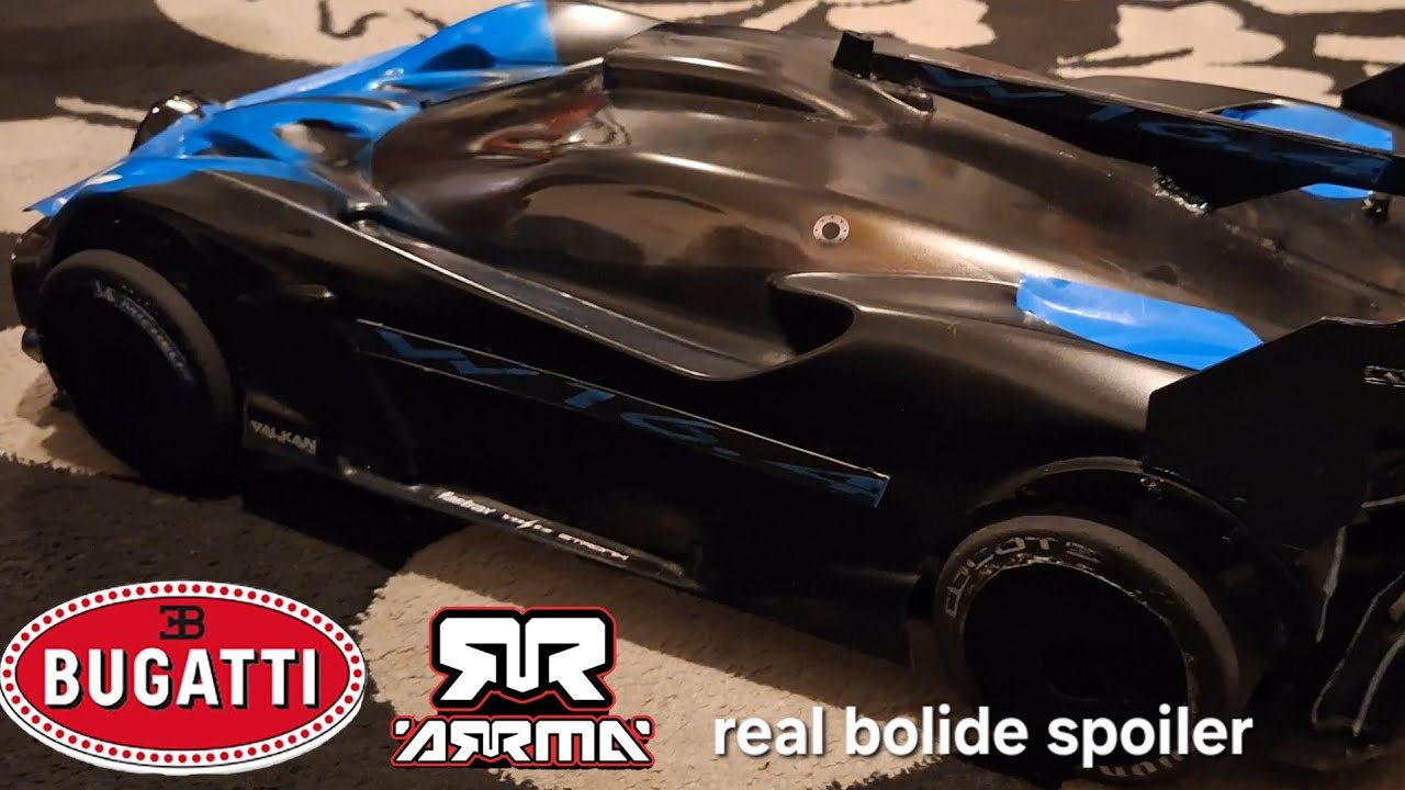 Arrma felony 6s #bugatti #bolide true spoiler 