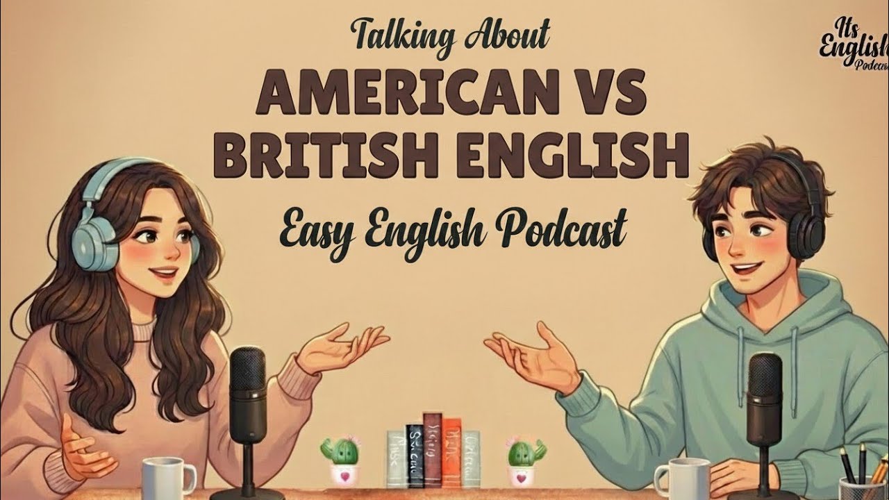 English Podcast for Easy English Conversation |American vs British English | Which Should You Learn?