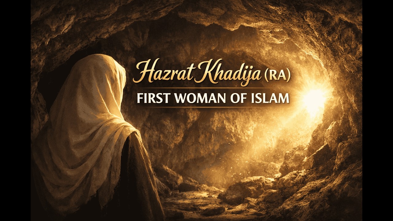 Pehli Wahi Aur Hazrat Khadija (RA) Ka Yaqeen | Islamic Story | Pehli Islam lane wali khatoon