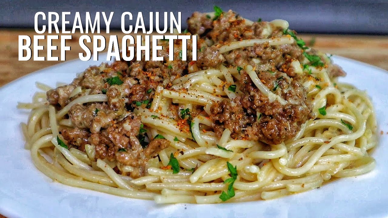 This Cajun Beef Spaghetti Will Blow Your Mind!