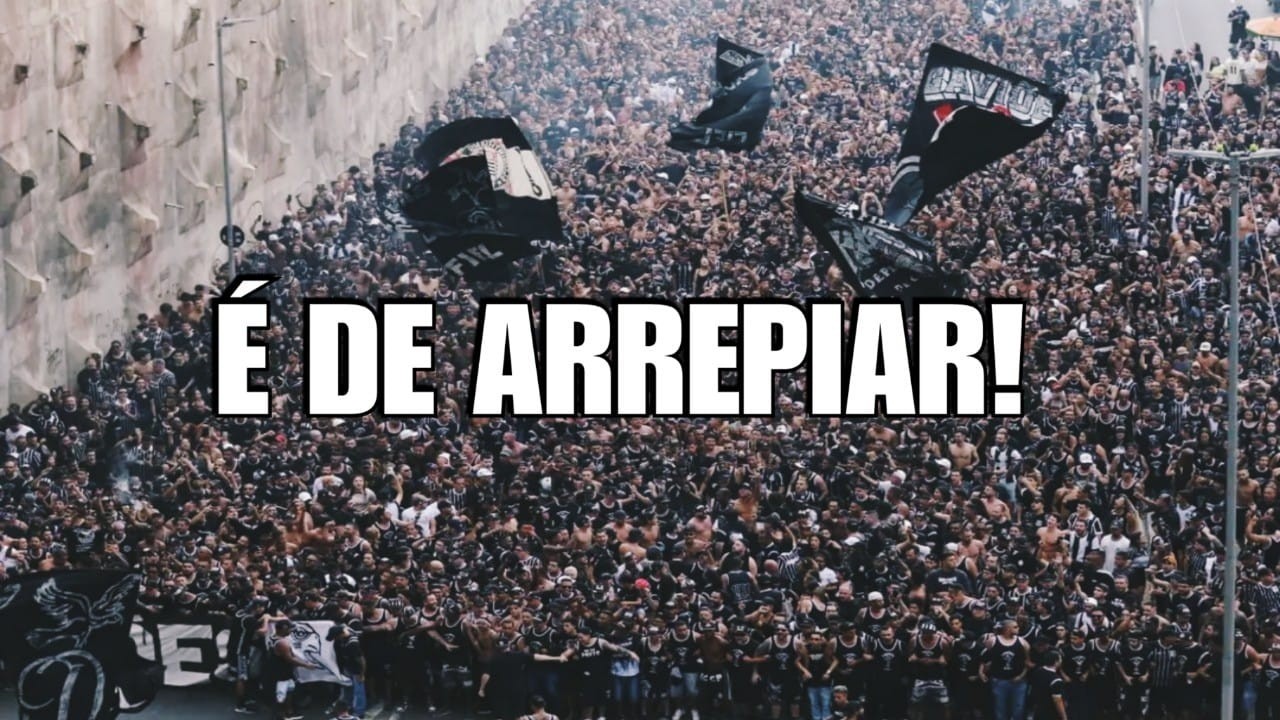 OLHA ESSA MULTIDÃO! MAIOR CAMINHADA do MAR NEGRO em Corinthians 2x1 Velo Clube! SHOW da FIEL TORCIDA