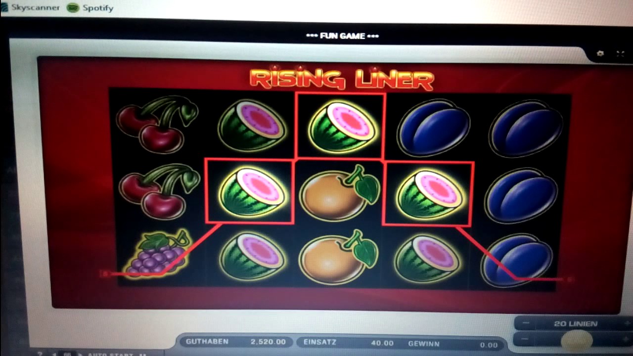 Rising Liner 20 Euro Einsatz onlinespiel