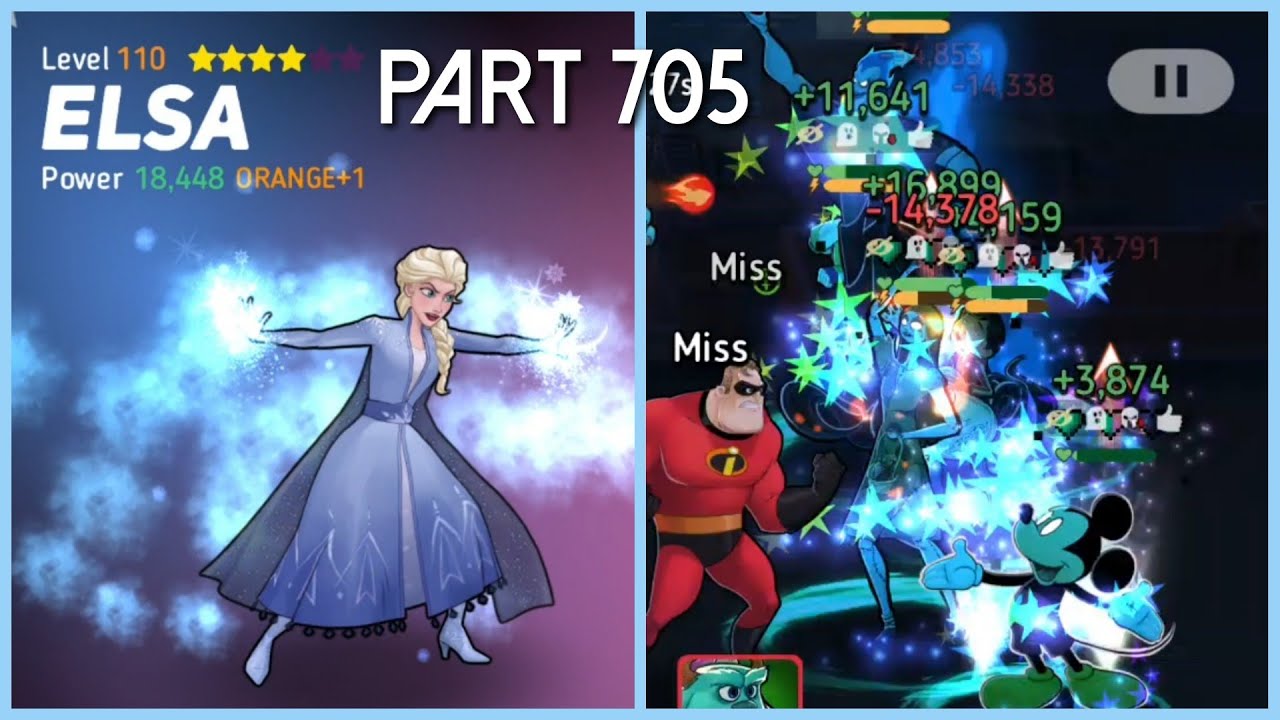 Disney Heroes Battle Mode CHAPTER 23 / ELSA'S NEW LOOK PART 705 Gameplay Walkthrough - iOS / Android
