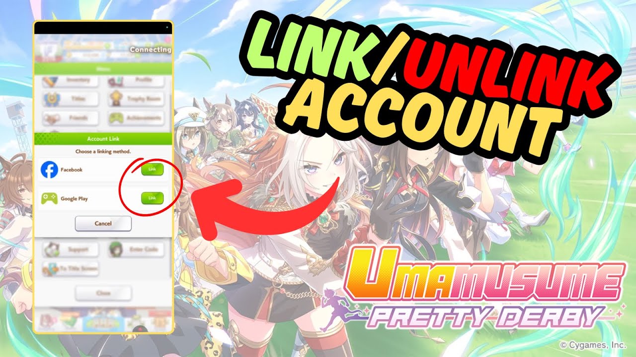How to Link/Unlink Account in Umamusume Pretty Derby via Google Play
