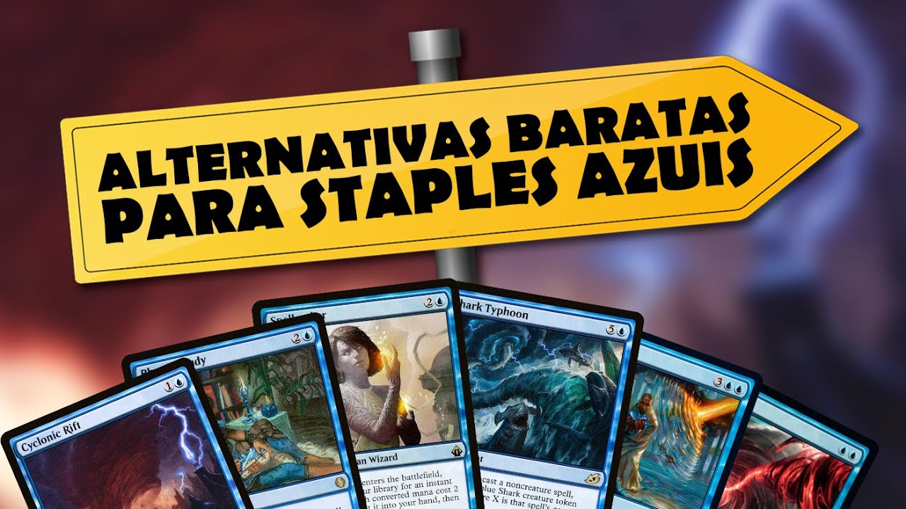 Alternativas baratas para staples azuis