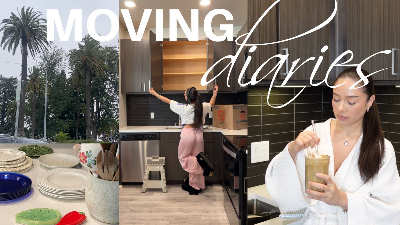 MOVING INTO MY DREAM APARTMENT: day in my life! getting organized, new routine, gym + more :) 