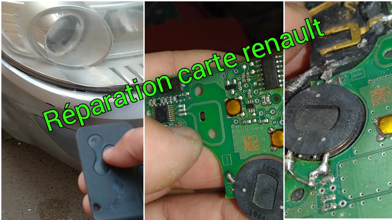 Réparation carte renault/scenic II