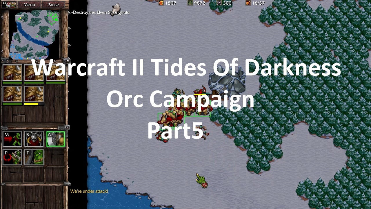 Lets play Warcraft 2 Remastered: orc campaign Tides Of Darkness part 5